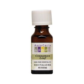 Aura Cacia Cinnamon Leaf Essential Oil (1x0.5Oz)