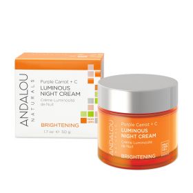 Andalou Naturals Purple Carrot +C Luminous Night Cream (1x1.7 Oz)