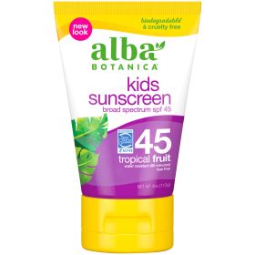 ALBA SUNSCRN KIDS SPF 45 ( 1 X 4 OZ   )