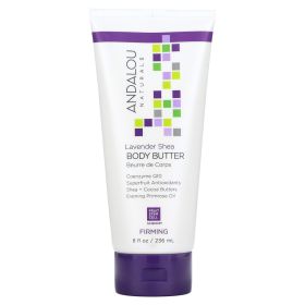 Andalou Naturals Lavender Shea Body Butter (1x8 Oz)