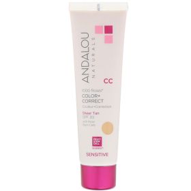 Andalou Naturals 1000 Roses CC Tan SPF 30 (1x2 OZ)