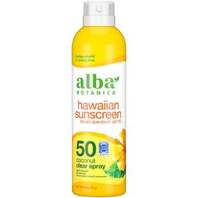 ALBA SNSCRN CNUT SPF 50 ( 1 X 6 OZ   )