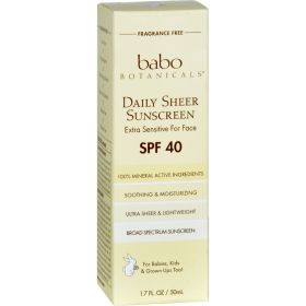 BAB SUNSCRN DAILY SPF 40 ( 1 X 1.7 OZ   )