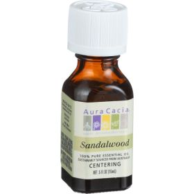 Aura Cacia Sandalwood Essential Oil (1x0.5Oz)